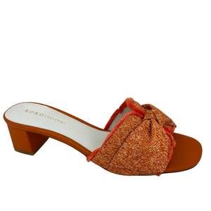 NEW KOKO + PALENKI women's samantha sandal in carrot